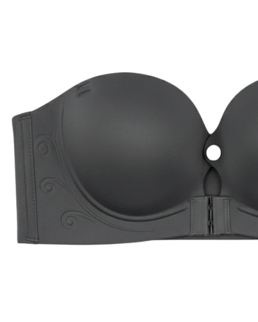 Seamless Padded Bra - Noryx - Charcoal
