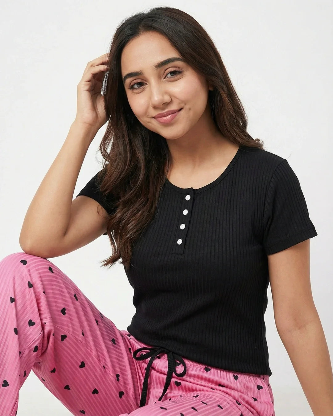 Cotton PJ Set - Heart Felt