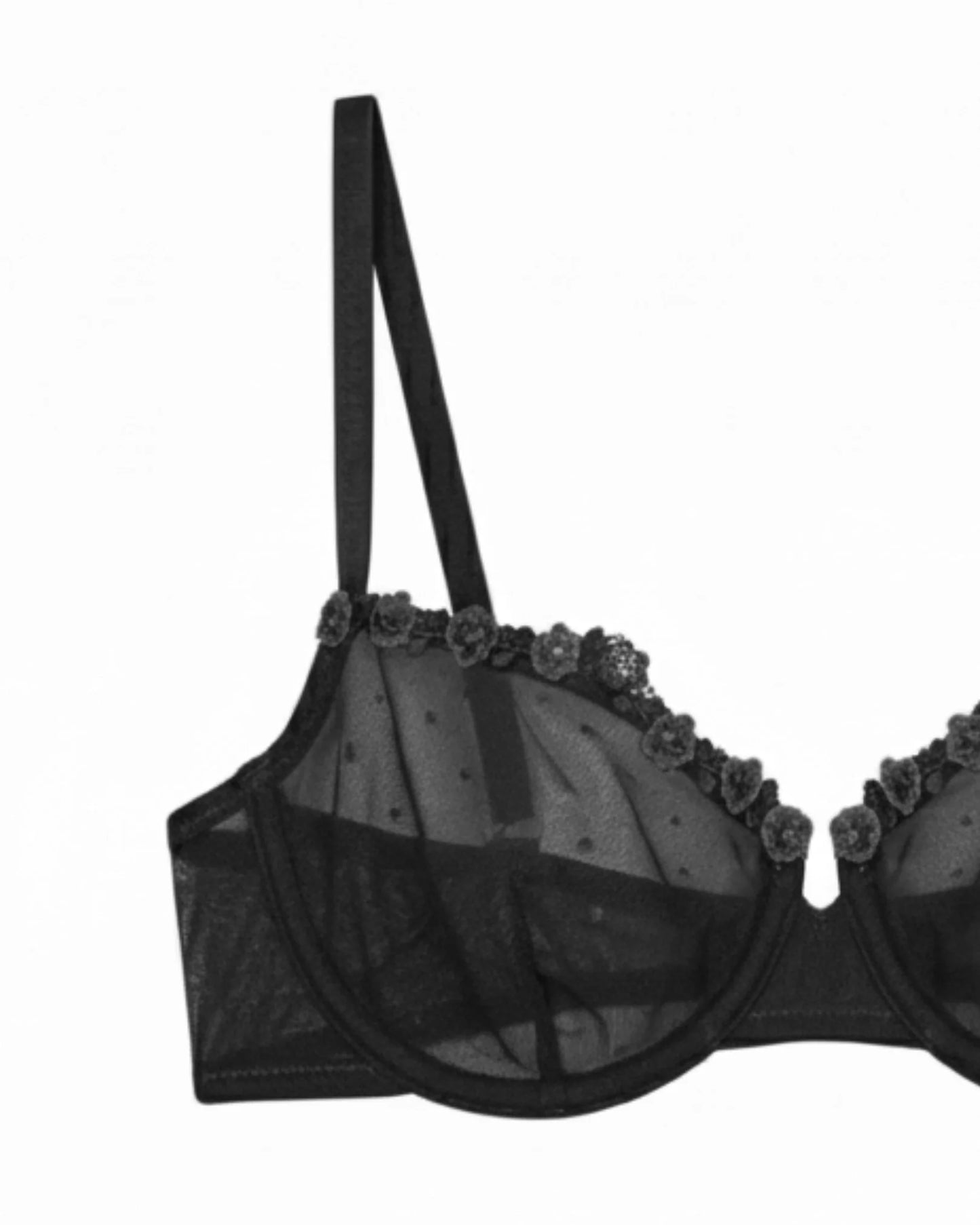 Non-Padded Bra - Mila - Black