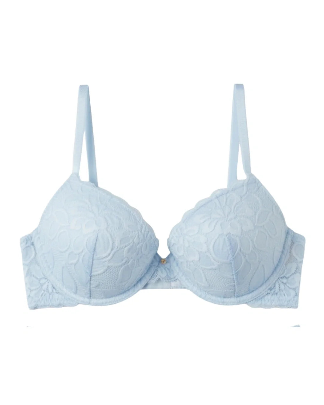 Padded Bra Set - Elviora - Sky Blue