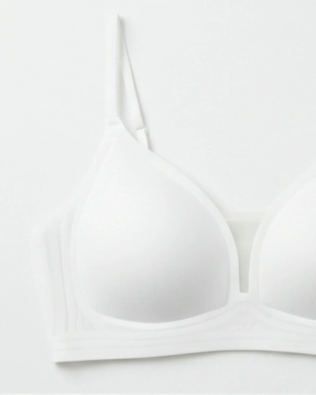 Seamless Padded Bra - Zenvy - White