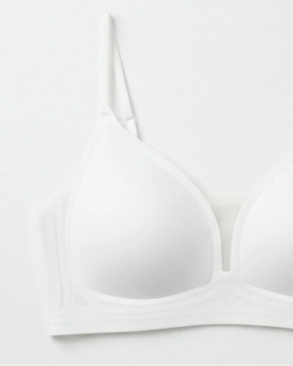Seamless Padded Bra - Zenvy - White