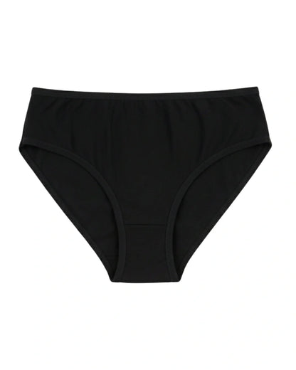 Cotton Brief Panty - Arvia - Black