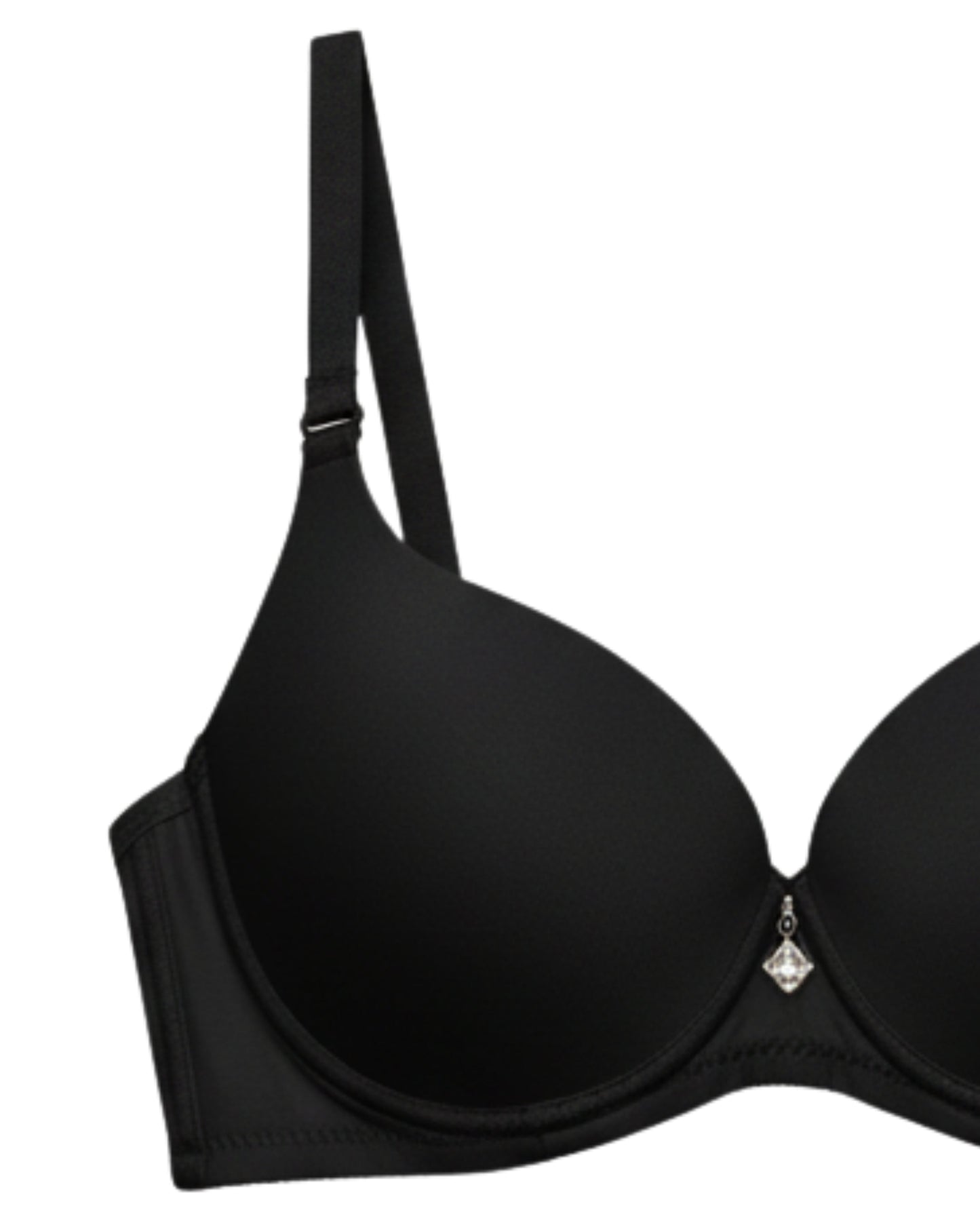 Padded T-Shirt Bra -Smooth Lift - Black