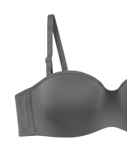 Padded Bra - Soft Wrap - Grey