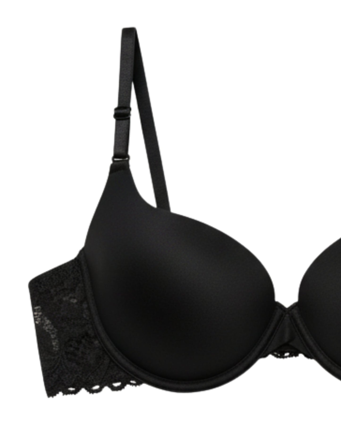 Padded T-Shirt Bra -Daily Comfort - Black