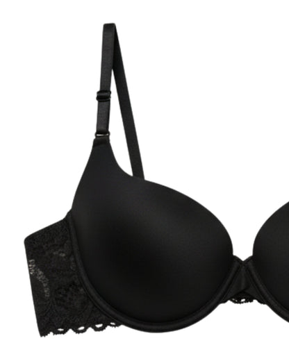 Padded T-Shirt Bra -Daily Comfort - Black