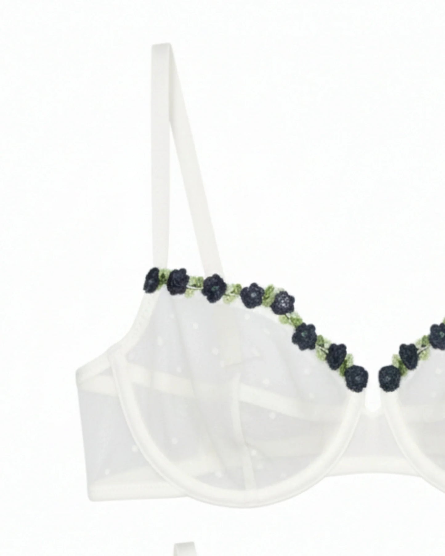 Non-Padded Bra - Mila - White