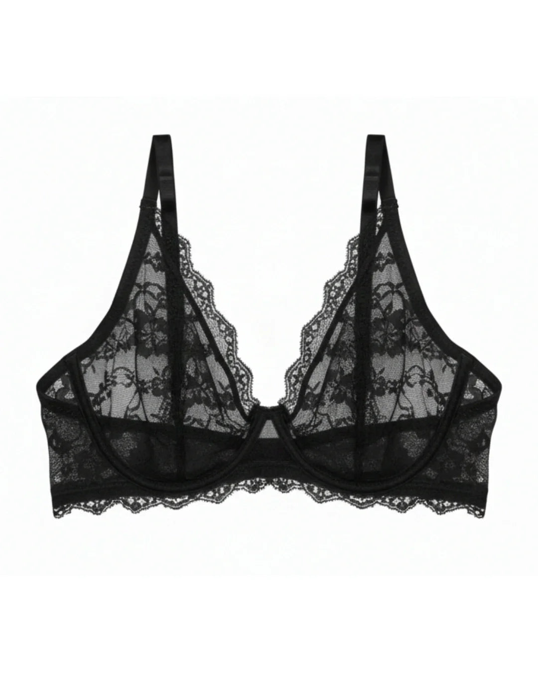 Non-Padded Bra - Aria - Black