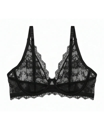 Non-Padded Bra - Aria - Black