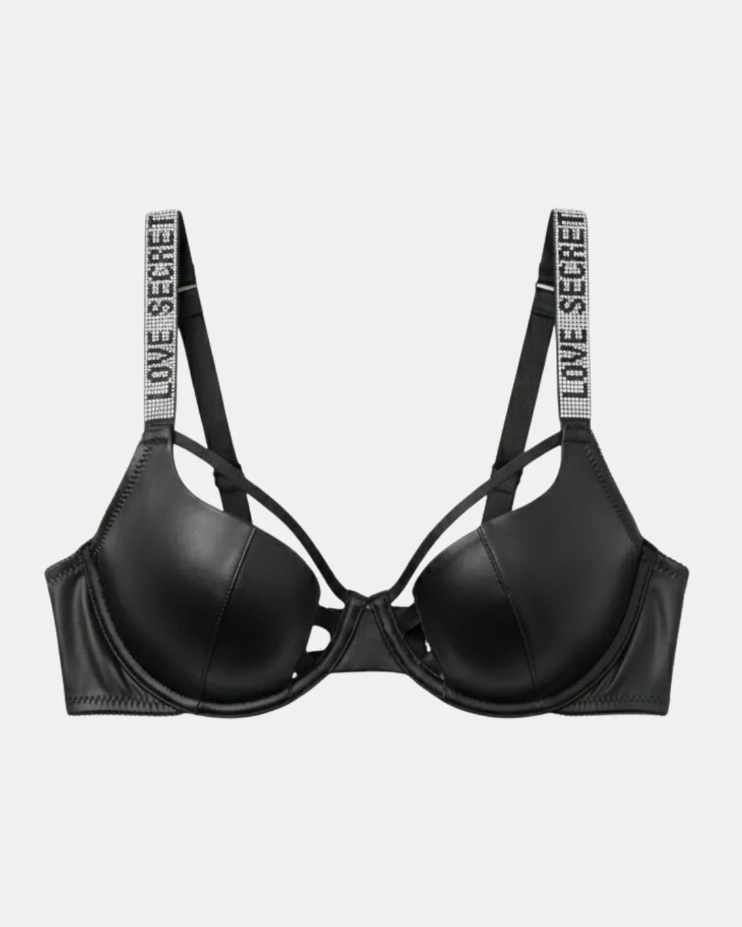 Non Padded Underwire Bra Set - True Fit - Black