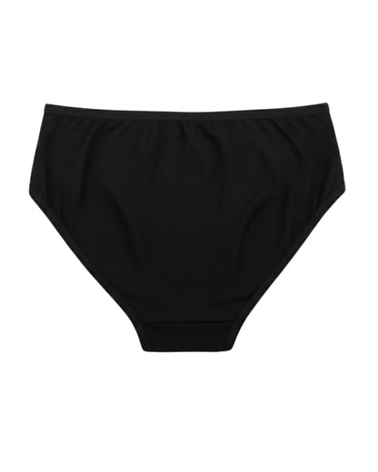 Cotton Brief Panty - Arvia - Black