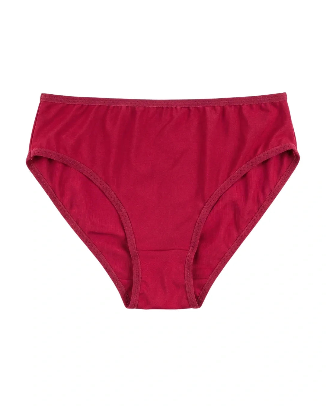 Cotton Brief Panty - Arvia - Maroon