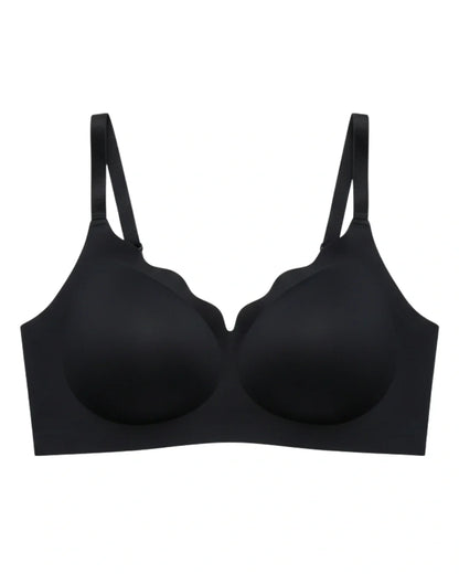 Seamless Padded Bra - Amorva - Black