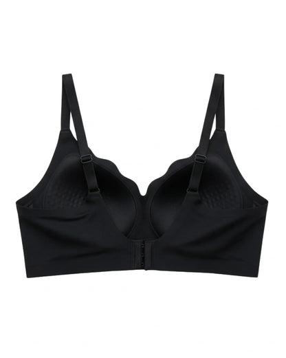 Seamless Padded Bra - Amorva - Black