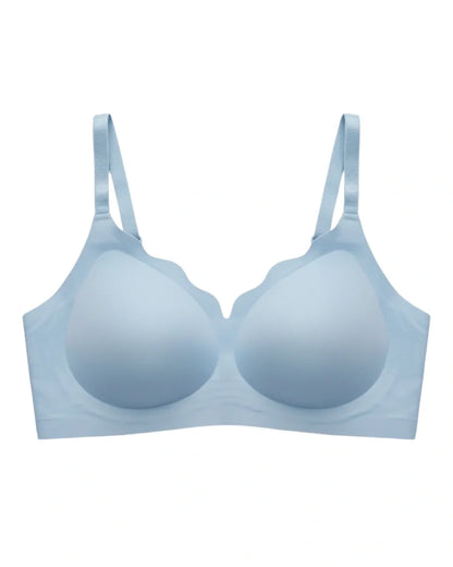 Seamless Padded Bra - Amorva - Blue