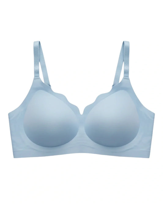Seamless Padded Bra - Amorva - Blue