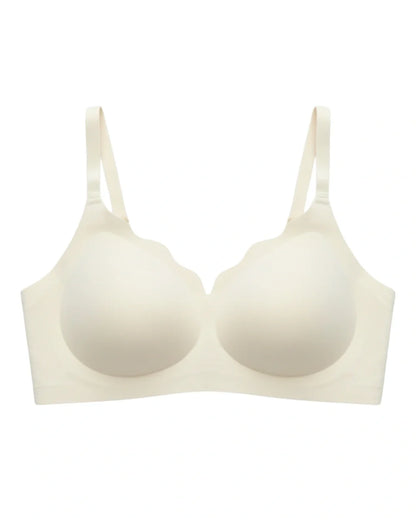 Seamless Padded Bra - Amorva - Off White