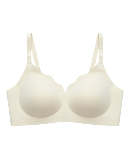 Seamless Padded Bra - Amorva - Off White