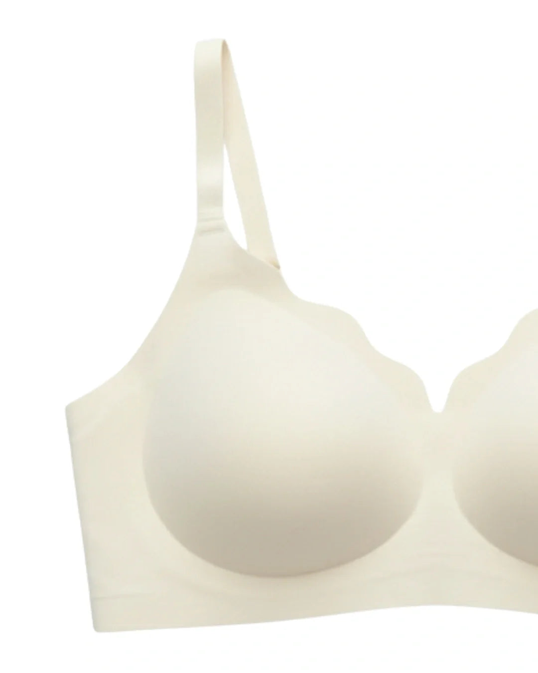 Seamless Padded Bra - Amorva - Off White