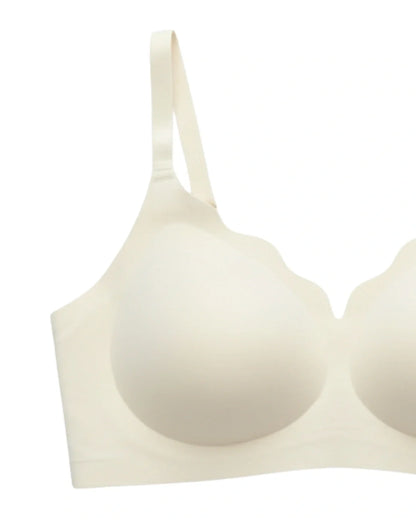 Seamless Padded Bra - Amorva - Off White
