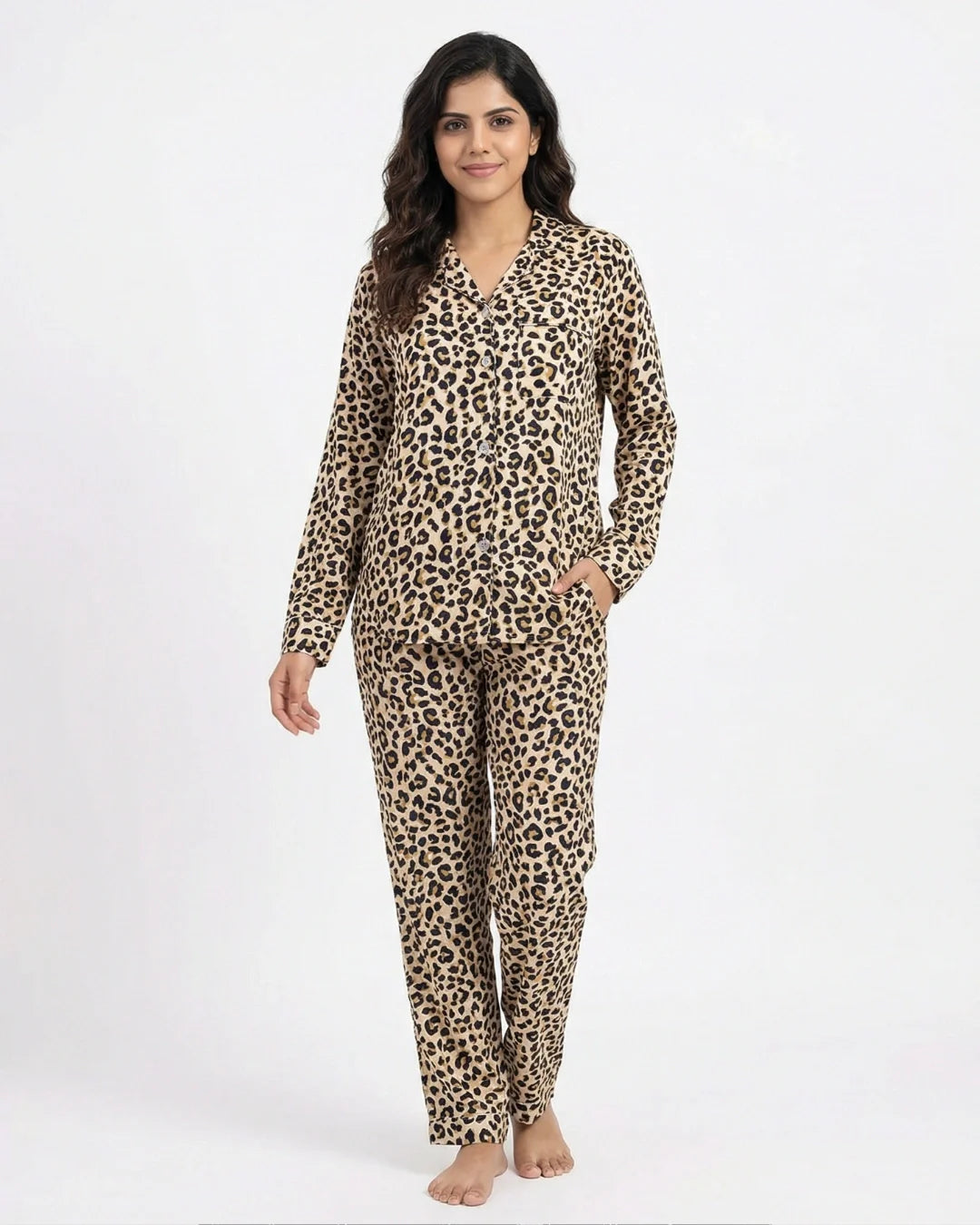 Linen Pajama Suit - Leora