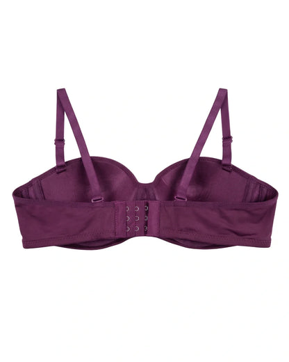Padded Bra - Soft Wrap - Maroon