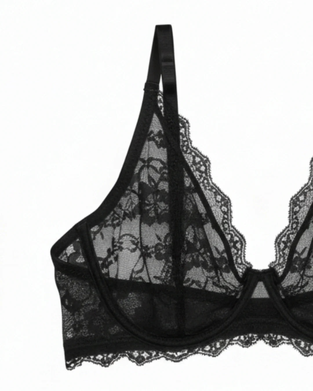 Non-Padded Bra - Aria - Black
