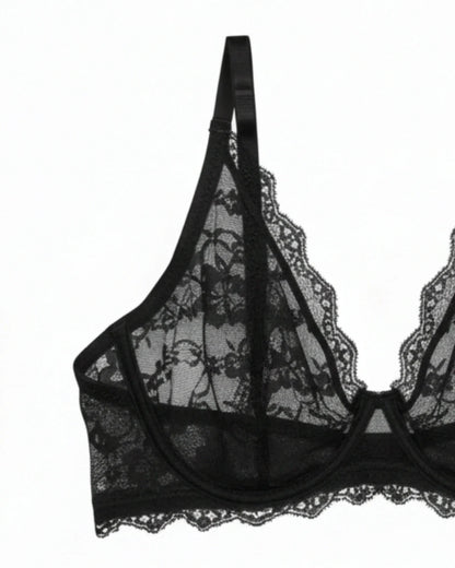 Non-Padded Bra - Aria - Black