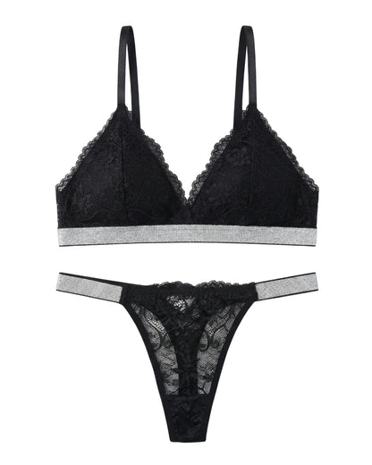 Non Padded Bra Set - Fleur