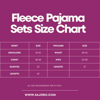 Pink Checks Fleece Pajama Suit